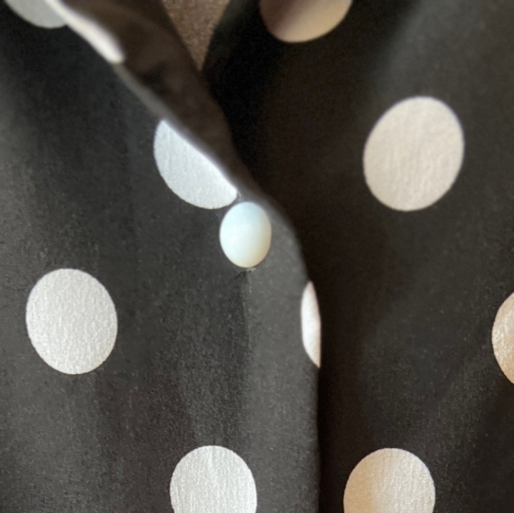 CBR Black & White Polka Dot Romper L - Picture 6 of 9